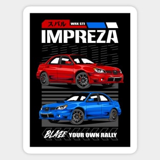 Impreza WRX Drift Car Sticker